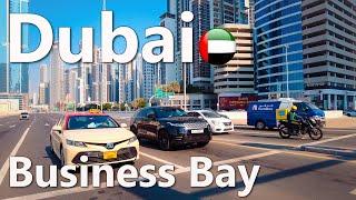 Dubai Business Bay to Burj Khalifa Walk 4K