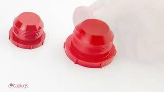 PD Series - Threaded Plastic Plugs For Flared JIC Fittings