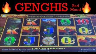  GENGHIS BAD MOOD  DRAGON LINK SLOT MACHINE  POKIW WINS