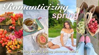 living like my *SPRING* pinterest board  aesthetic spring vlog