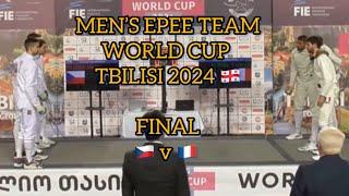 [GOLD] Czech  v France  l Men’s Epee Team | Fencing World Cup Tbilisi 2024