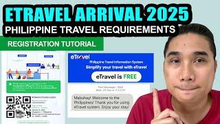 ETRAVEL GOV PH REGISTRATION 2025 | ETRAVEL 필리핀 PASS  ARRIVAL PHILIPPINES TUTORIAL 2025