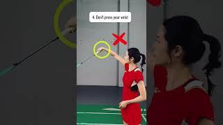 Instructions on how to smash badminton hard #badminton #badmintonlovers