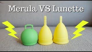 Merula Vs Lunette, menstrual cup comparison