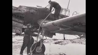 Spat-less Junkers Ju 87 Stukas dealing with the "Rasputitsa" on the Eastern Front in early 1942