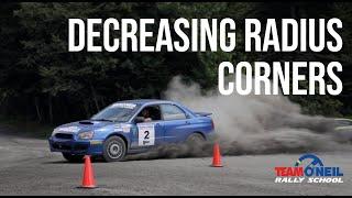 Decreasing Radius Corners