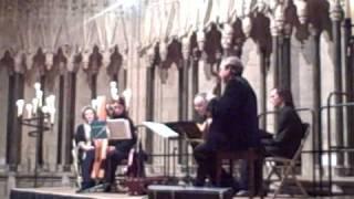 ENSEMBLE GILLES BINCHOIS - York Minster Chapter House, 3rd December 2009