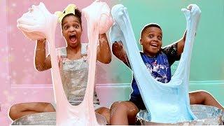 DIY FLUFFY SLIME! - Shiloh and Shasha - Onyx Kids