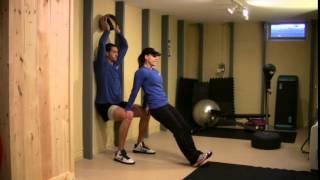 In Motion: Wall squat and triceps dips