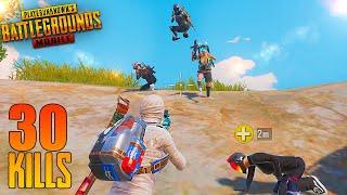 30 КИЛЛОВ - НОВЫЙ РЕКОРД В ЭТОМ СЕЗОНЕ  PUBG Mobile - С ВЕБКОЙ НА РУКИ | ПУБГ МОБАЙЛ - Handcam