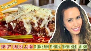 THE BEST KOREAN BRAISED BEEF RIBS WITH MELTED CHEESE(GALBI JJIM) |COOKING SIMPLY DELICIOUS BEEF STEW