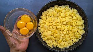 Eggs with Potatoes & Forget about McDonalds! Healthy Breakfast Ideas. Cheap & Tasty recipe.