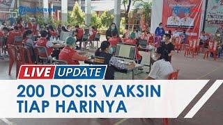 Ribuan Masyarakat Ikuti Vaksinasi Covid-19 di Polresta Manado, Tiap Hari Siapkan 200 Dosis Vaksin