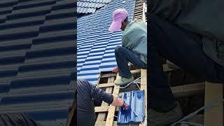 Traditional roof tile replacement process