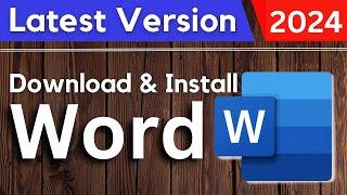 How to Download & Install Microsoft Word On PC/Laptop [ 2024] #word