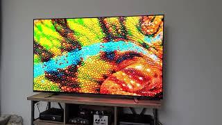 Sony 65" A8H OLED bright room viewing demo