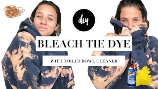 DIY Bleach Tie Dye | Toilet Bowl Cleaner