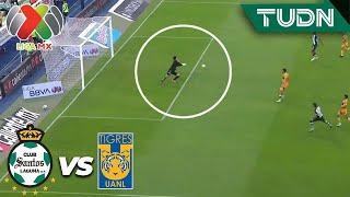 ¡TAPIA RESPONDE! Atajada de Tigres | Santos 0-0 Tigres | Liga Mx -AP2024 - J4 | TUDN