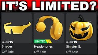 So it actually went limited... But roblox messed it up. (Gold Clockwork Headphones Now LIMITED)