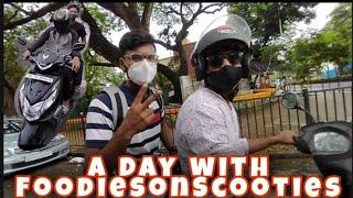 A day with FoodiesonScooties . | ok vlogs
