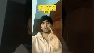 This Metaverse Project has doubled your Money #cryptocurrency #cryptonews #metaverse