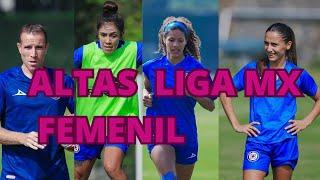 ALTAS LIGA MX FEMENIL #cruzazul #futbol #tigresfemenil #soccer