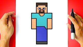 How to DRAW STEVE MINECRAFT