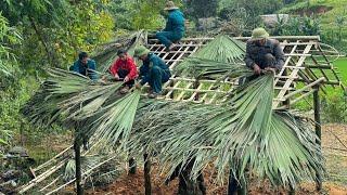 Kind Engineer - Police Officer Helps Deaf, Mute Single Mother Build Bamboo Cabin |Lý Nhị Ca