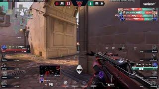 SEN TenZ Clean 1v2 One Tap Clutch vs PRX | VCT Masters Madrid 2024