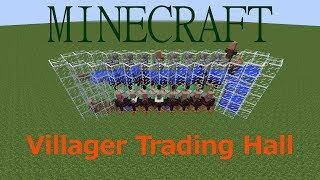 Tutorial: Villager Trading Hall in Minecraft (Compact, Simple and Effective)