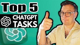 Top 5 ChatGPT Tasks You NEED To Try! (How to Use ChatGPT Tasks)