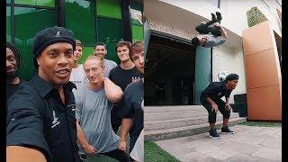 Ronaldinho vs Parkour Skills Challenge 