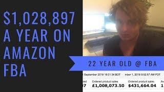 How I Sell $1,028,897.81 a year on Amazon at 22 | Joshua Lucas - AMAZON FBA