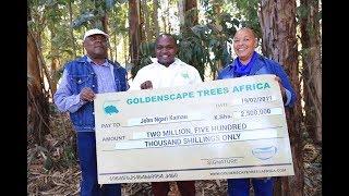 Mr and Mrs Ngari,Goldenscape Trees Africa Beneficiaries.