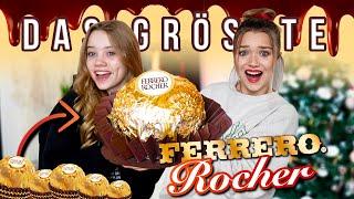 DAS GRÖßTE FERRERO ROCHER DER WELT mit meiner Schwester 