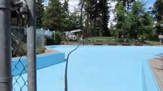 Giant Python Tries to Hose Wading Pool at Gyro Park in Nelson BC