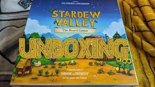 Stardew Valley Board Game Unboxing w/ Dude Longcouch