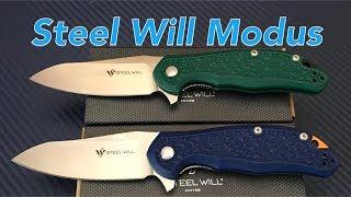 Steel Will Modus Knives F25-12 & F25-13 FRN scales and D2 steel blade