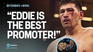 REACTION: Dmitry Bivol pays tribute to promoter Eddie Hearn after defeating Artur Beterbiev ️