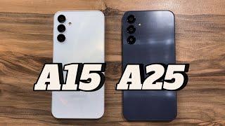 Samsung Galaxy A15 vs Samsung Galaxy A25