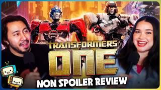 TRANSFORMERS ONE Non Spoiler Review! | Chris Hemsworth | Brian Tyree Henry | Scarlett Johansson