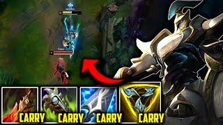 BUFFED HECARIM IS a 1v5 TOP LANE MACHINE Best Build/Runes Hecarim Top Guide - League of Legends