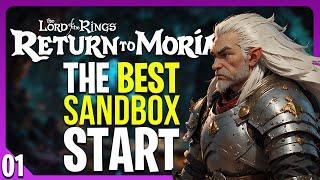 The BEST Start In Sandbox Mode! | LOTR Return to Moria | Gameplay | 01