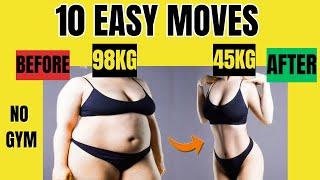 10 Easy Moves to Lose Belly Fat FAST at Home – No Gym, No Diet!