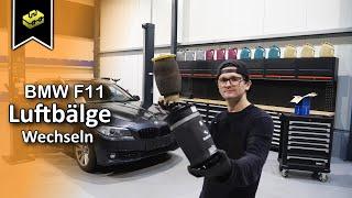 BMW 5er F10 F11 Luftbalg wechseln |  Change air bellows | VitjaWolf | Tutorial | HD |