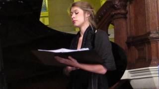 Emma Brown "Pie Jesu" from Duruflé's Requiem, Hooglandse Kerk, Leiden, the Netherlands.