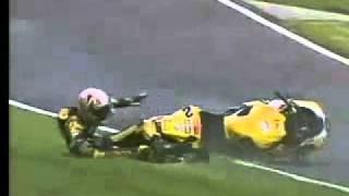 leon camier leg breaking crash