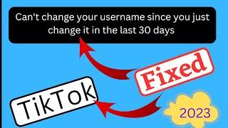 How to change tiktok username before 30 days | Change tiktok username after 30 days on iphone 2023 |