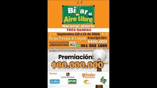 Heriberto Aristizabal vs Huberney Cataño  GRAN FINAL TORNEO  BILLAR AL AIRE LIBRE  3 De 5