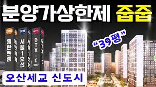 오산 세교신도시 분양가상한제 줍줍기회